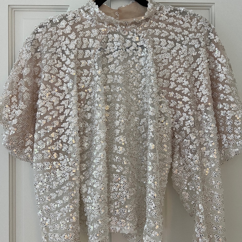 Gorgeous Zara sequin top - a favorite of Trinny Woodall!
